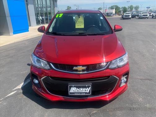 Cajun Red Tintcoat 2017 Chevrolet Sonic LT