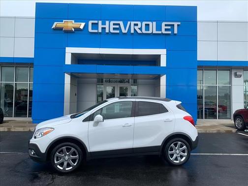 Summit White 2016 Buick Encore Leather