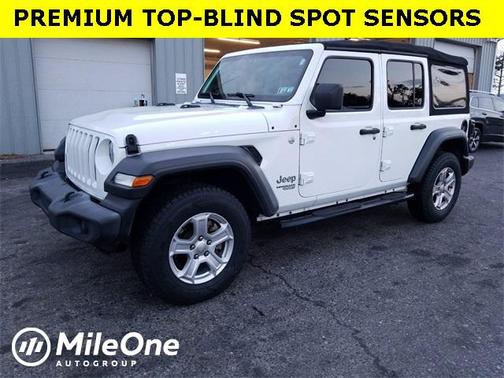 Bright White Clearcoat 2018 Jeep Wrangler Unlimited Sport