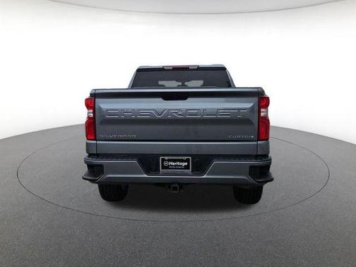 Satin Steel Metallic 2021 Chevrolet Silverado 1500 Custom