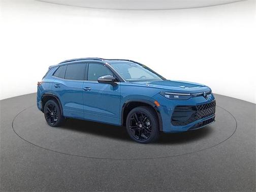Monterey Blue Pearl w/Deep Black Roof 2025 Volkswagen Tiguan 2.0T SE R-Line Black 4MOTION
