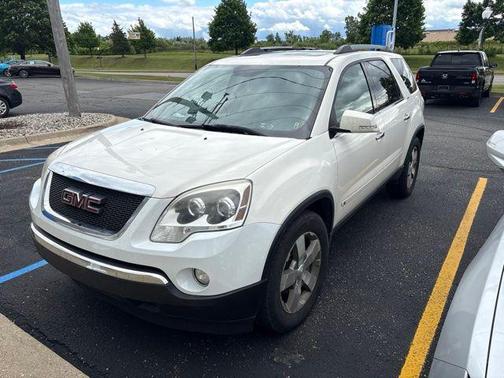 Summit White 2010 GMC Acadia SLT-1
