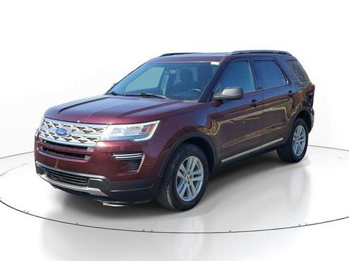 Burgundy 2018 Ford Explorer XLT
