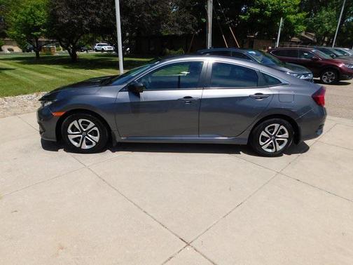 Modern Steel Metallic 2017 Honda Civic LX