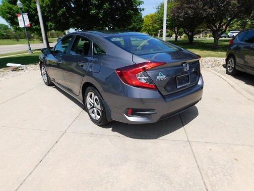 Modern Steel Metallic 2017 Honda Civic LX