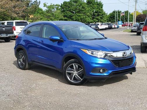 Aegean Blue Metallic 2022 Honda HR-V EX-L