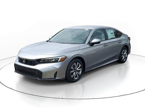 Solar Silver Metallic 2026 Honda Civic LX