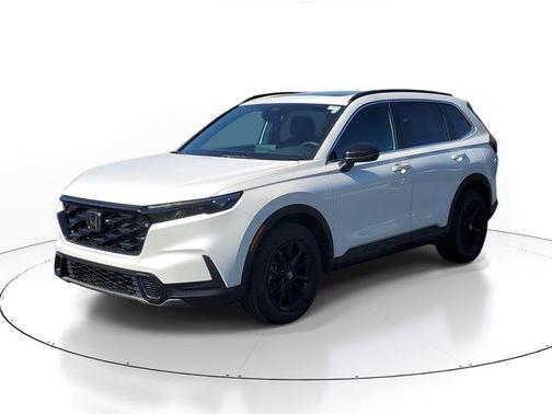 Platinum White 2023 Honda CR-V Hybrid Sport AWD
