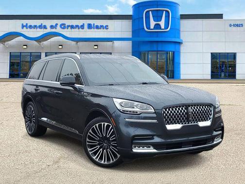 Flight Blue Metallic Clearcoat 2023 Lincoln Aviator Black Label AWD