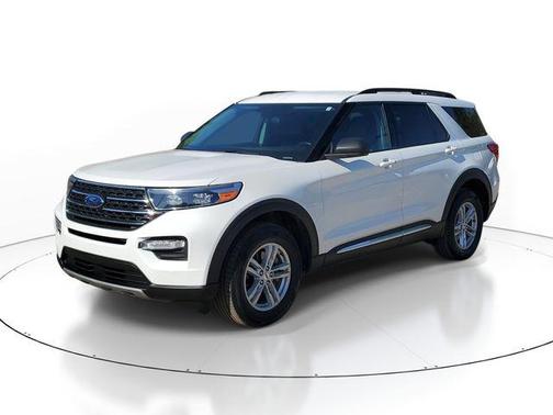 White Metallic 2023 Ford Explorer XLT