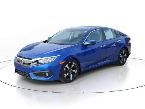 Aegean Blue Metallic 2016 Honda Civic Touring