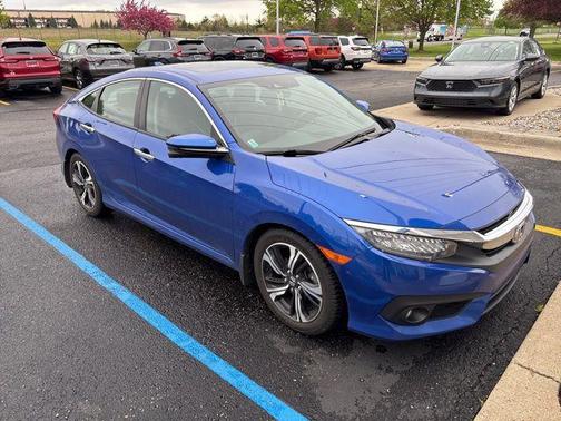 Aegean Blue Metallic 2016 Honda Civic Touring