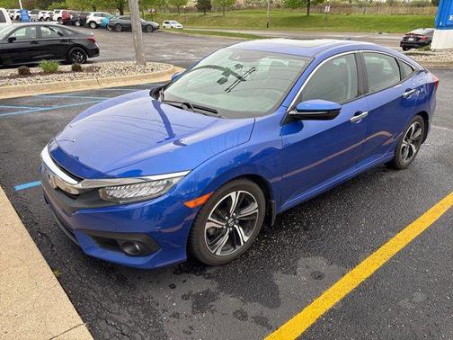 Aegean Blue Metallic 2016 Honda Civic Touring