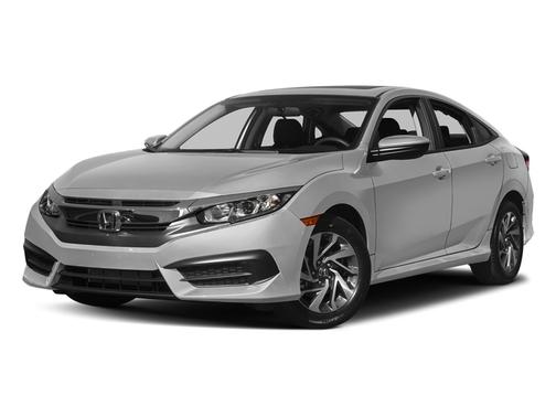 Silver 2017 Honda Civic EX