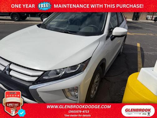 Diamond White Pearl 2018 Mitsubishi Eclipse Cross ES