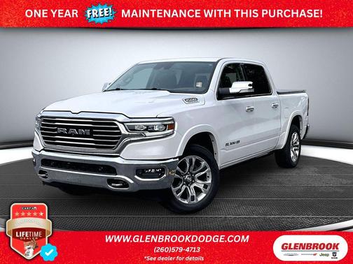 Ivory White Tri-Coat Pearlcoat 2022 RAM 1500 Longhorn