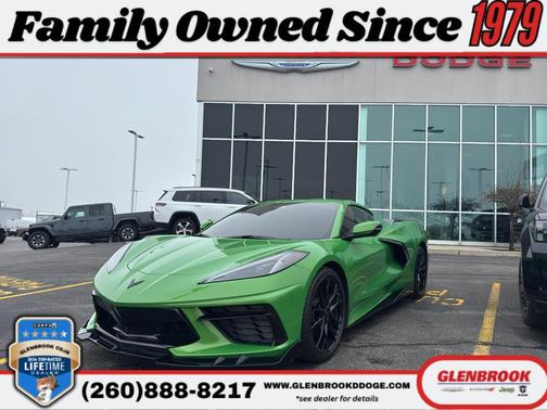 Roswell Green Metallic 2026 Chevrolet Corvette Stingray w/1LT