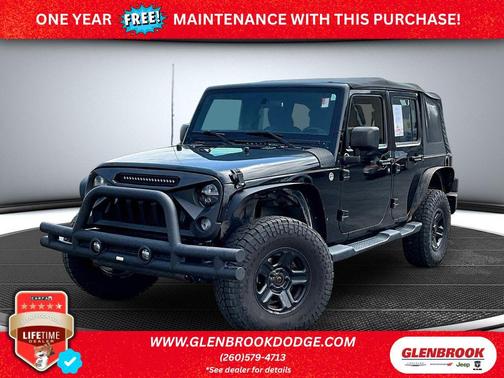 Black Clearcoat 2015 Jeep Wrangler Unlimited Sport
