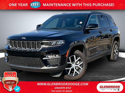 Diamond Black Crystal Pearlcoat 2024 Jeep Grand Cherokee Limited