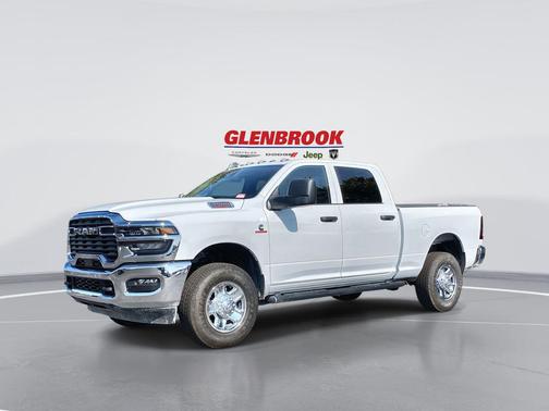Bright White Clear-Coat Exterior Paint 2026 RAM 2500 Tradesman Crew Cab 4x4 6'4' Box