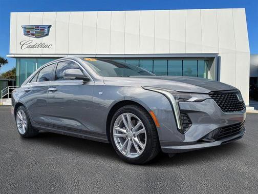 Satin Steel Metallic 2022 Cadillac CT4 Luxury