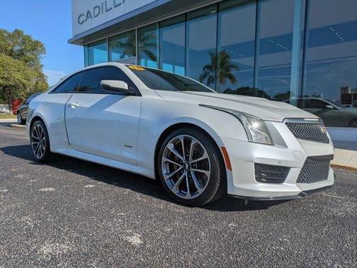 Crystal White Tri-Coat 2016 Cadillac ATS-V Base