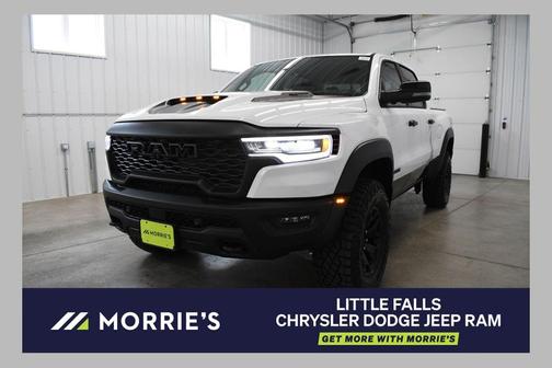 Bright White Clearcoat 2026 RAM 1500 RHO Crew Cab 4x4 5'7' Box