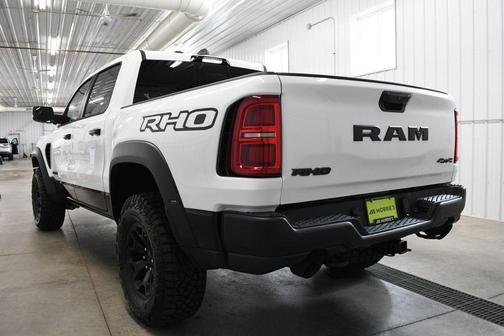 Bright White Clearcoat 2026 RAM 1500 RHO Crew Cab 4x4 5'7' Box