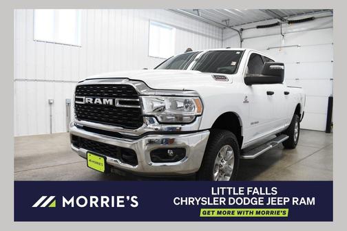Bright White Clearcoat 2024 RAM 2500 Big Horn Crew Cab 4x4 6'4' Box
