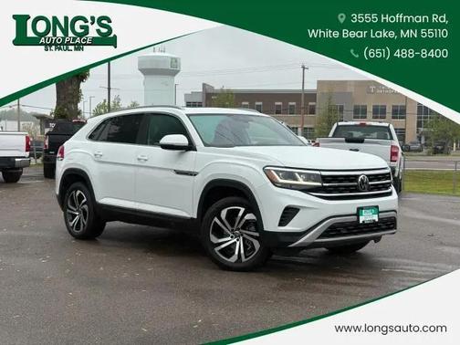 White 2022 Volkswagen Atlas Cross Sport 2.0T SEL