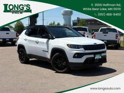 Bright White Clearcoat 2022 Jeep Compass Latitude