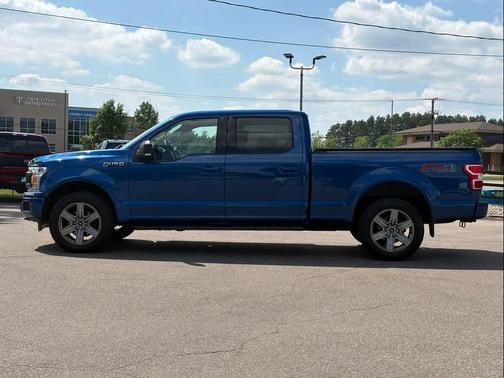 Blue 2018 Ford F-150 XLT