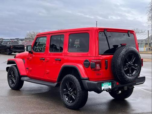 Red 2022 Jeep Wrangler Unlimited Sahara