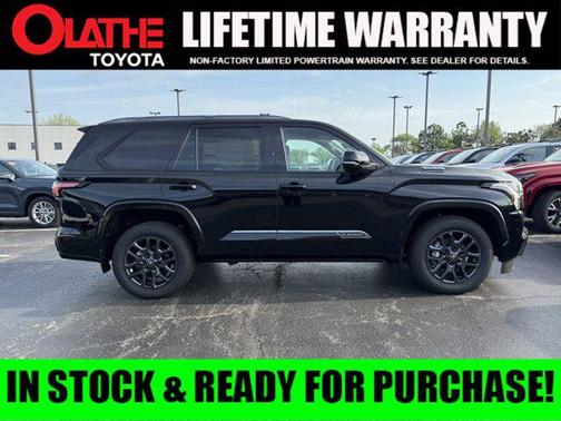 Midnight Black Metallic 2026 Toyota Sequoia Platinum