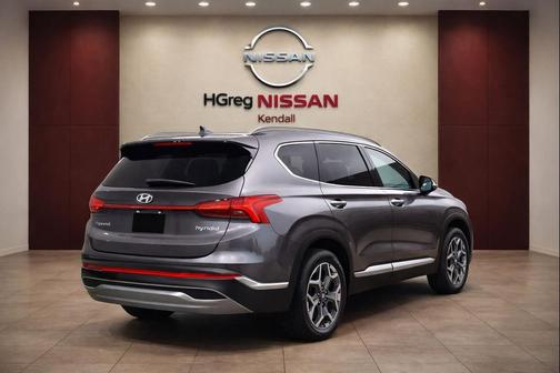 Portofino Gray 2022 Hyundai SANTA FE HEV SEL Premium