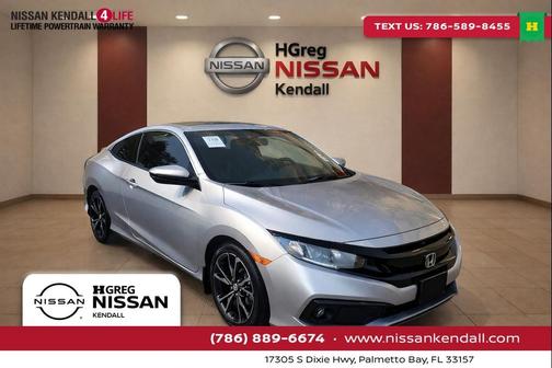 Modern Steel Metallic 2020 Honda Civic Sport