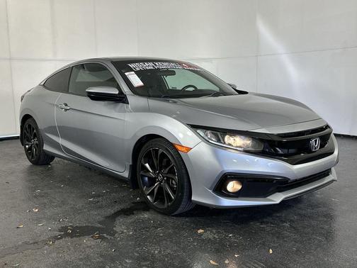 Modern Steel Metallic 2020 Honda Civic Sport
