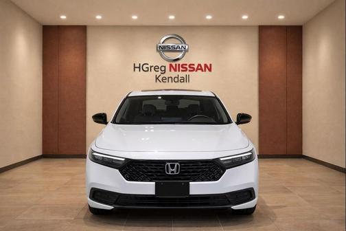 Platinum White Pearl 2023 Honda Accord Hybrid Sport