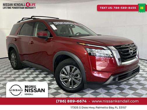 Scarlet Ember Tintcoat 2022 Nissan Pathfinder SV 2WD