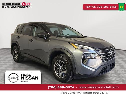 Gun Metallic 2024 Nissan Rogue S