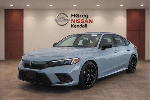 Aegean Blue Metallic 2023 Honda Civic Sport