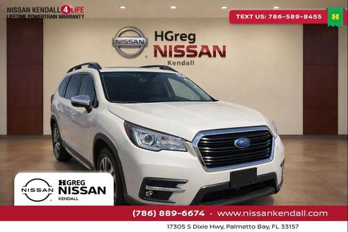Crystal White Pearl 2019 Subaru Ascent Touring 7-Passenger