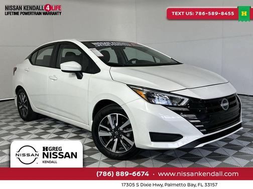 Aspen White Tricoat 2025 Nissan Versa 1.6 SV