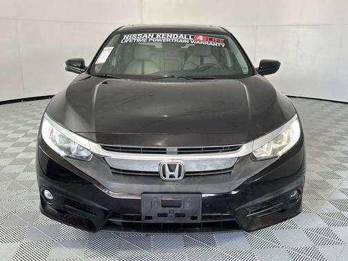 Black 2017 Honda Civic EX-T