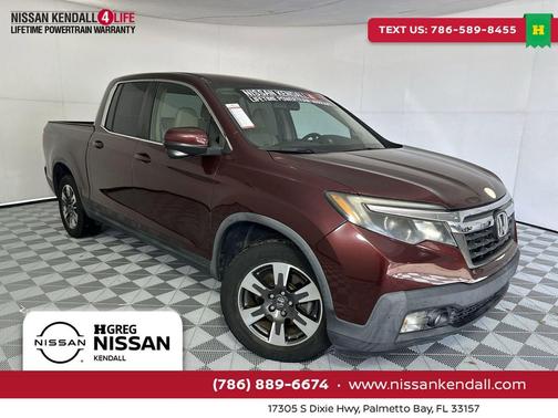 Brown 2017 Honda Ridgeline RTL
