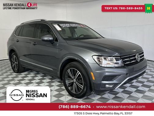 Platinum Gray Metallic 2018 Volkswagen Tiguan 2.0T SEL