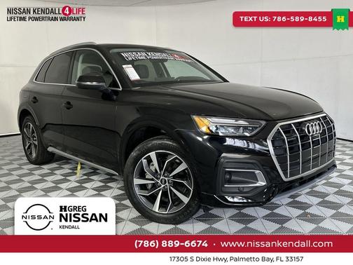 Black 2021 Audi Q5 45 Premium Plus