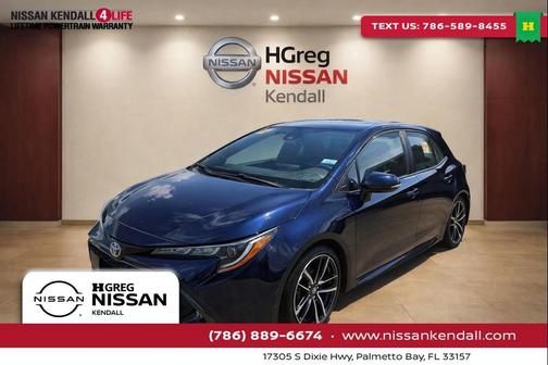 Galactic Aqua Mica 2019 Toyota Corolla SE