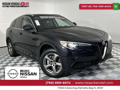 Vulcano Black Metallic 2021 Alfa Romeo Stelvio Base
