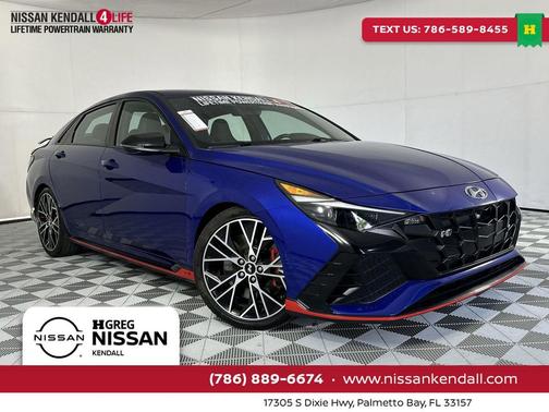 Intense Blue 2023 Hyundai ELANTRA N Base